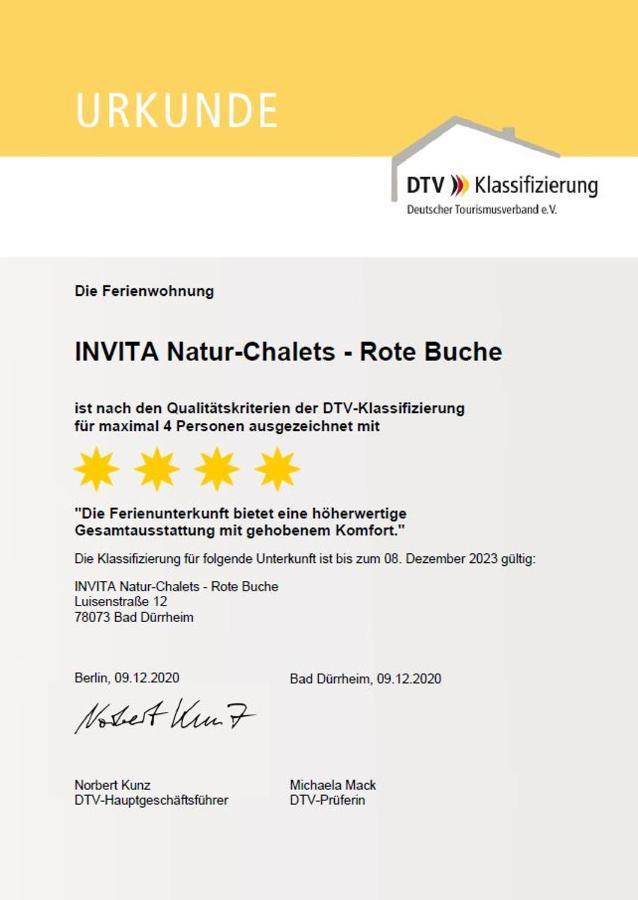 Invita Natur-Chalets - Familienurlaub Im Schwarzwald Бад-Дюрхайм Экстерьер фото